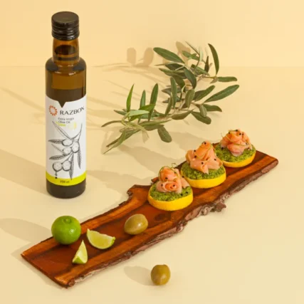 روغن زیتون فرابکر با طعم لیموترش(250ml)