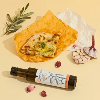 روغن زیتون فرابکر با طعم سیر(250ml)